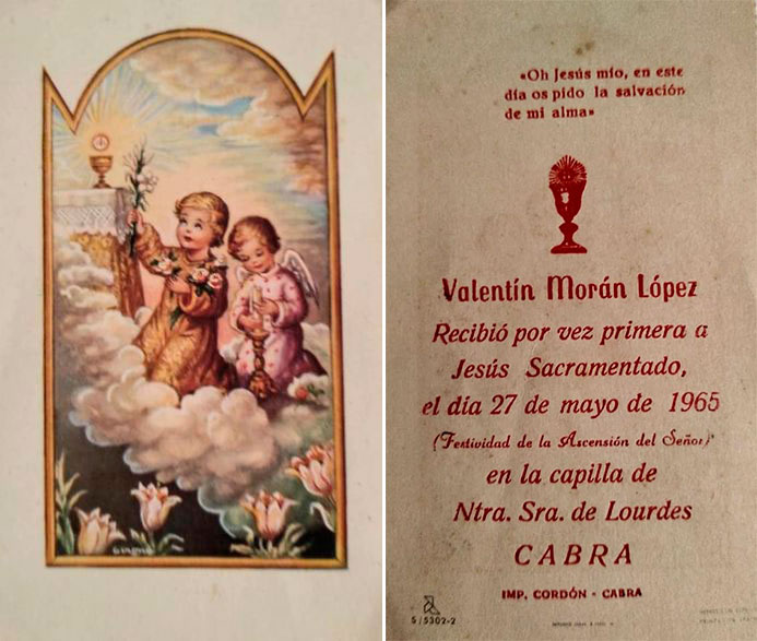 Fotos de primeras comuniones de Cabra