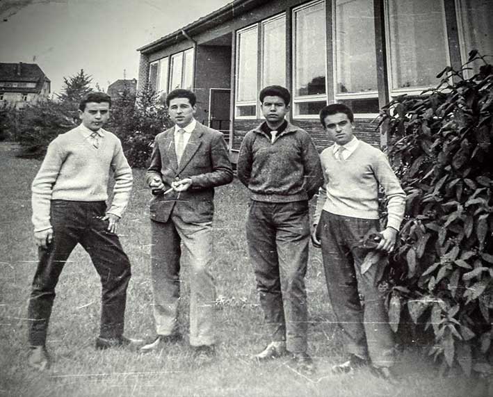 Foto del emigrante egabrense, emigración, extranjero, Cabra