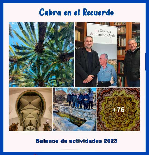 Balance actividades 2023 de Cabra en el Recuerdo este se publicon despues del 54935
