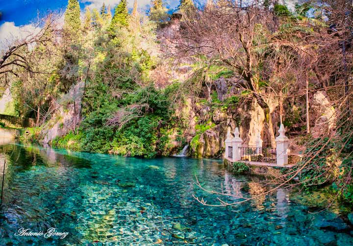Fotografías de la Fuente del Río paraje natural de Cabra