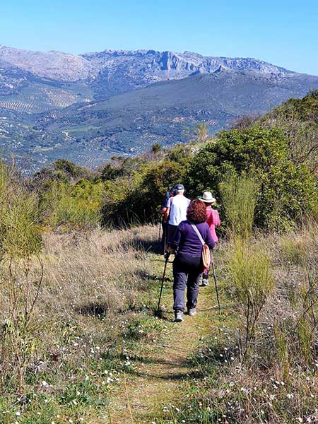 fotografias de la ruta pedestre por el sendero Luca de Carcabuey