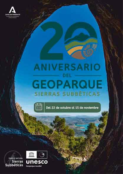 20 aniversario del Geoparque de las Sierras Subbéticas. Cabra octubre 2026
