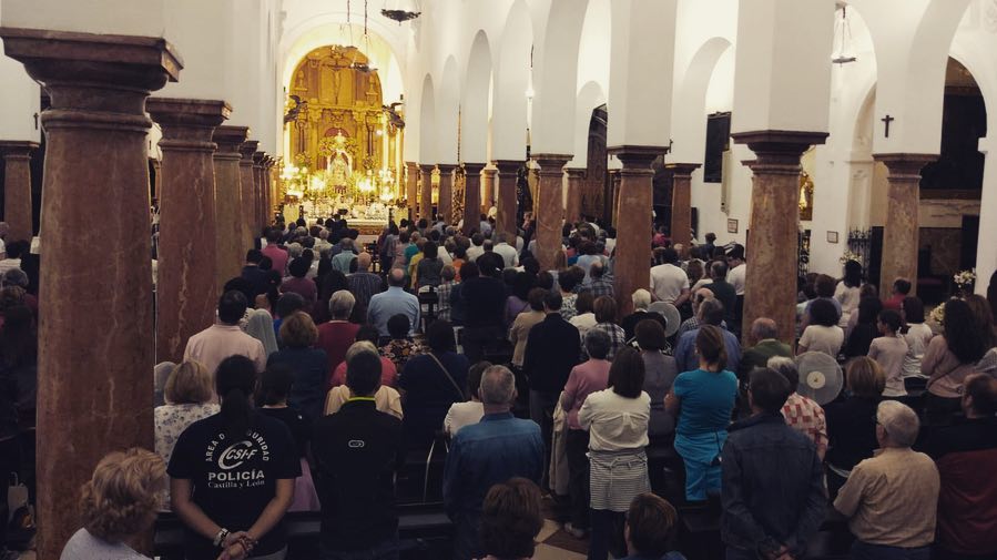 Foto de la subida de la Virgen de la Sierra 7 de octubre 2018