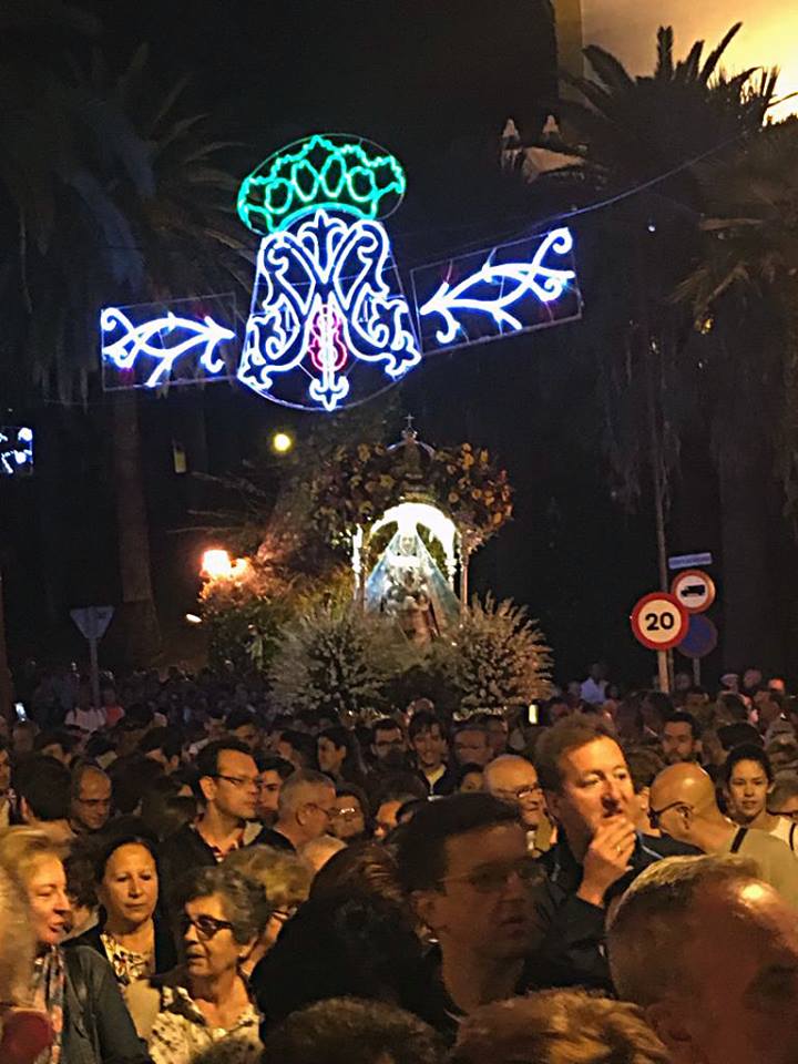 Foto de la subida de la Virgen de la Sierra 7 de octubre 2018