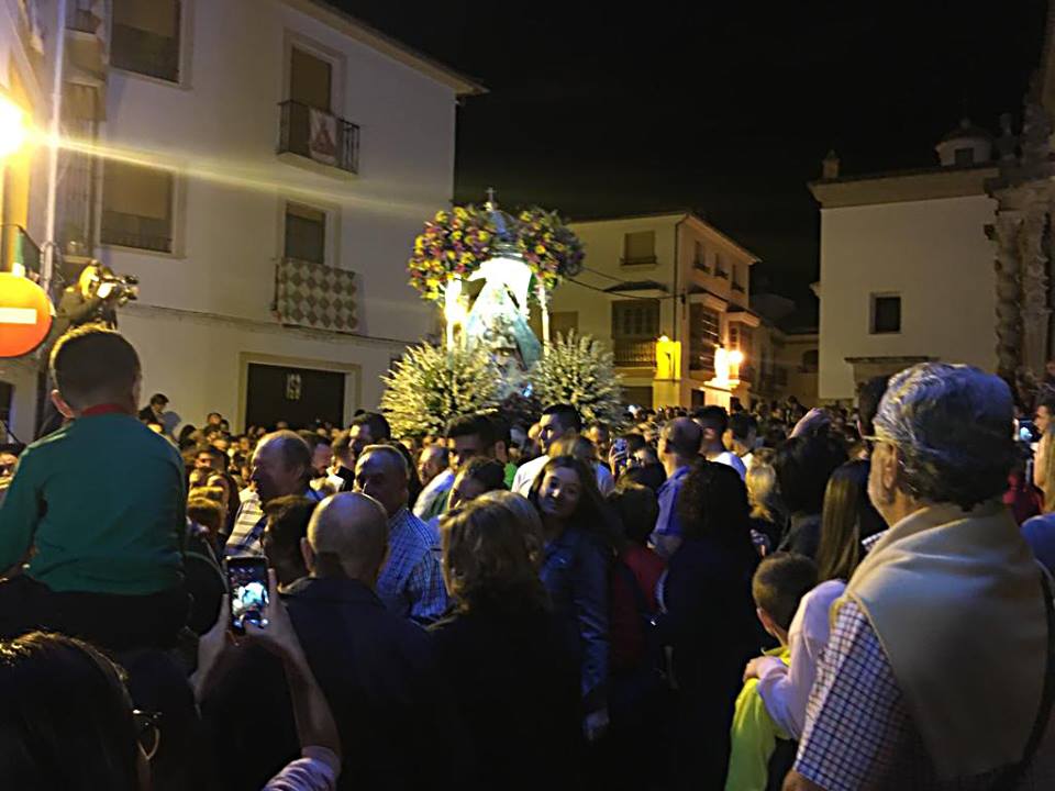 Foto de la subida de la Virgen de la Sierra 7 de octubre 2018