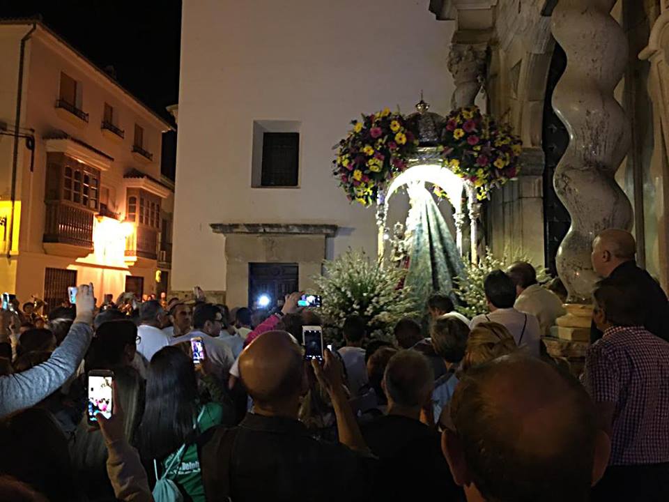 Foto de la subida de la Virgen de la Sierra 7 de octubre 2018