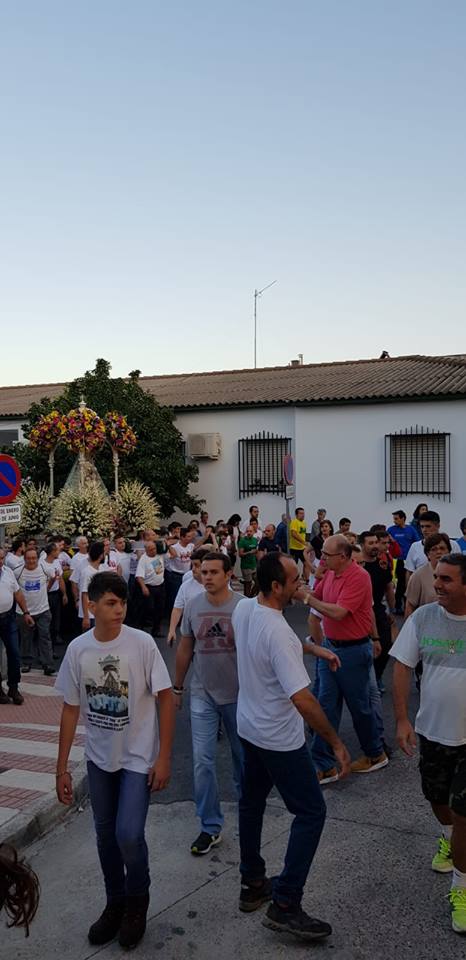 Foto de la subida de la Virgen de la Sierra 7 de octubre 2018