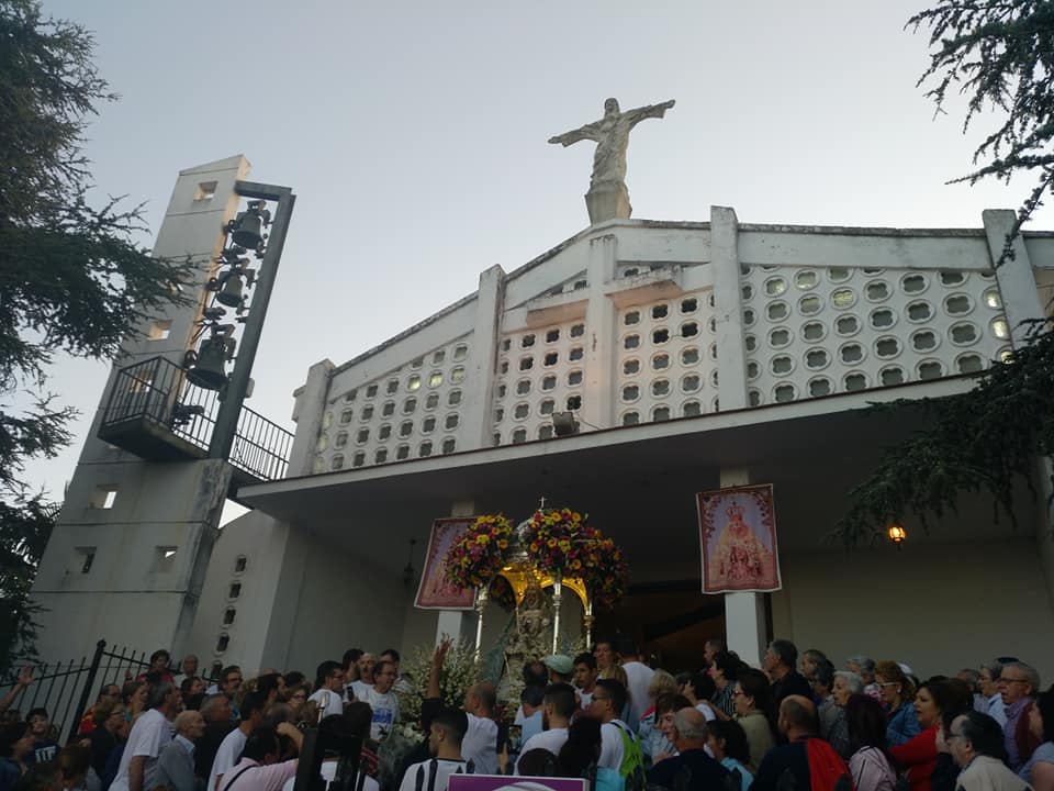 Foto de la subida de la Virgen de la Sierra 7 de octubre 2018