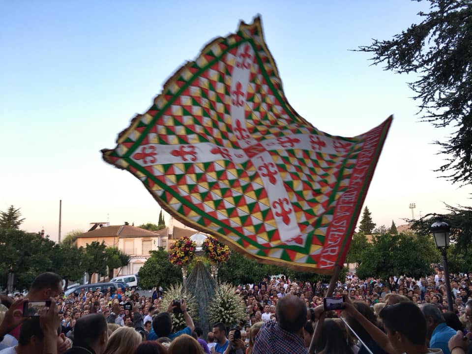 Foto de la subida de la Virgen de la Sierra 7 de octubre 2018