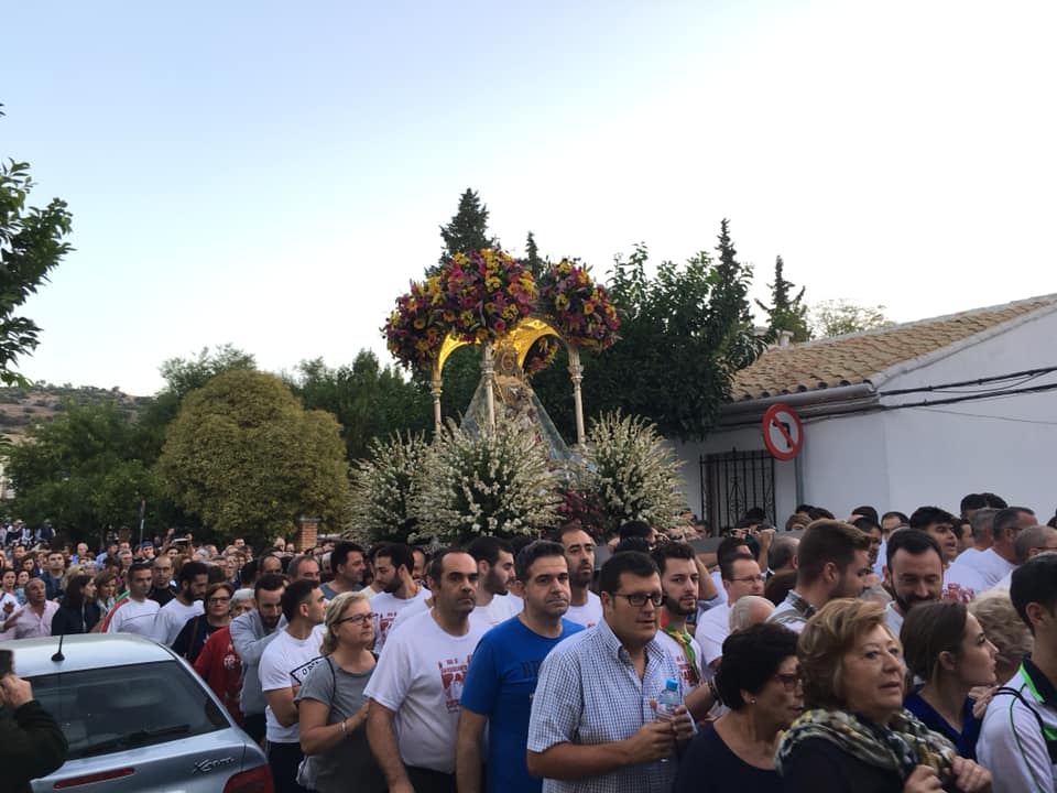 Foto de la subida de la Virgen de la Sierra 7 de octubre 2018