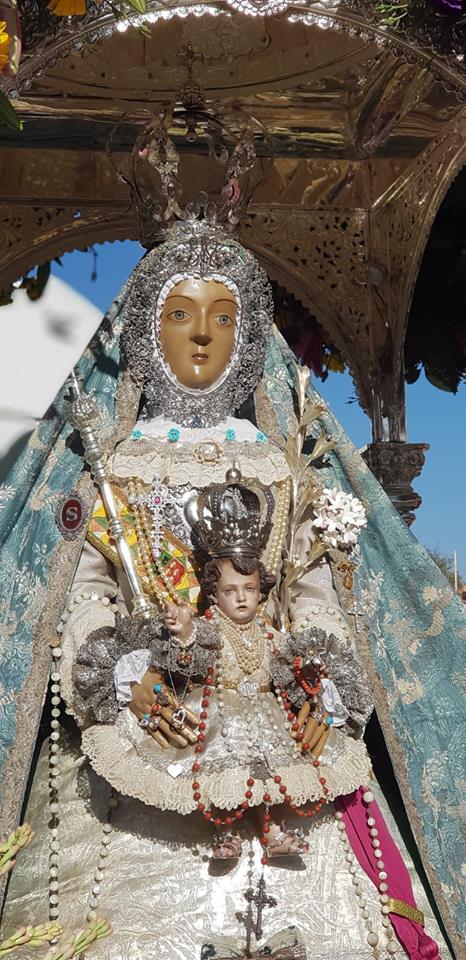 Foto de la subida de la Virgen de la Sierra 7 de octubre 2018