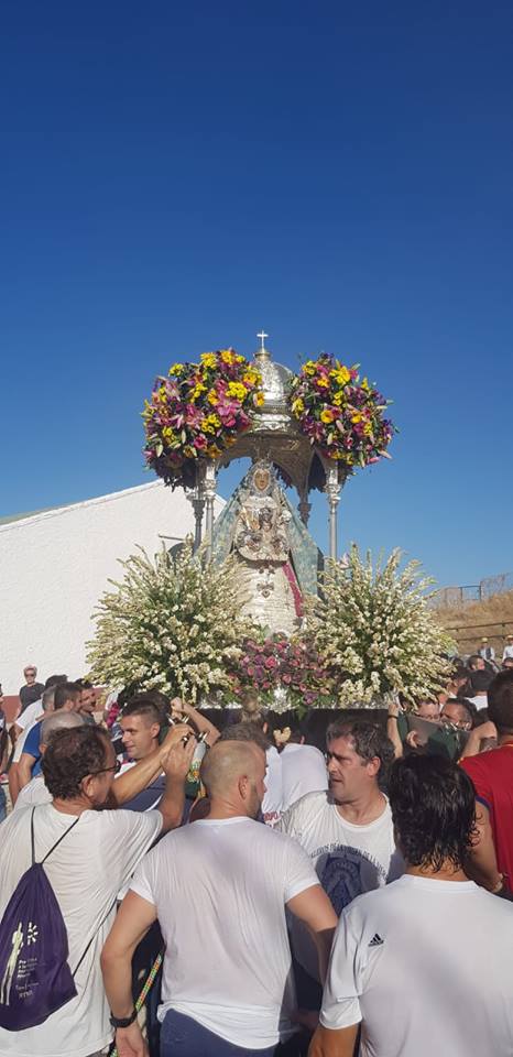 Foto de la subida de la Virgen de la Sierra 7 de octubre 2018