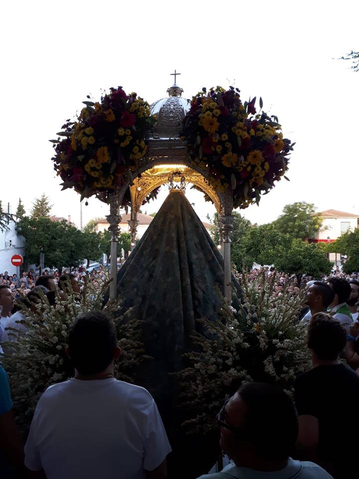 Foto de la subida de la Virgen de la Sierra 7 de octubre 2018