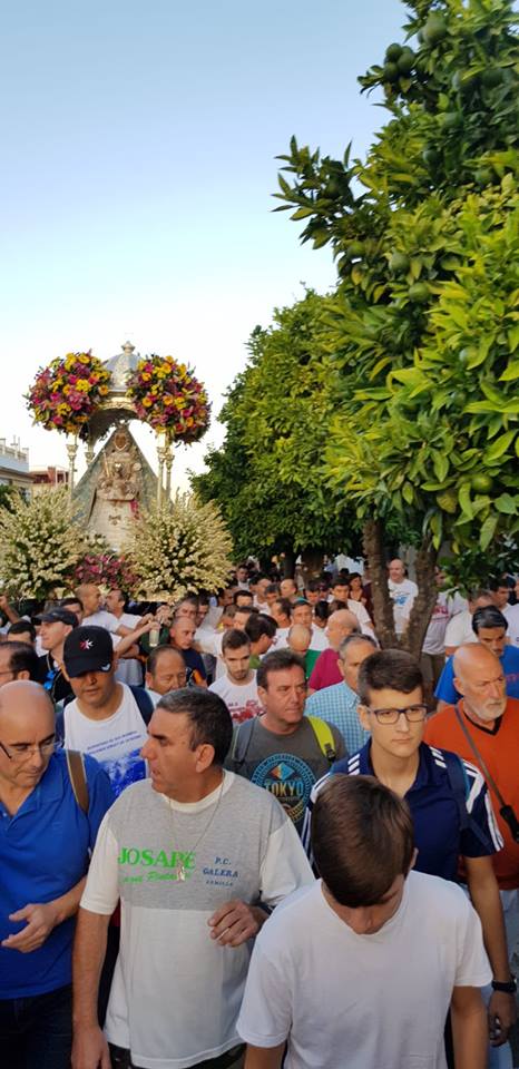 Foto de la subida de la Virgen de la Sierra 7 de octubre 2018
