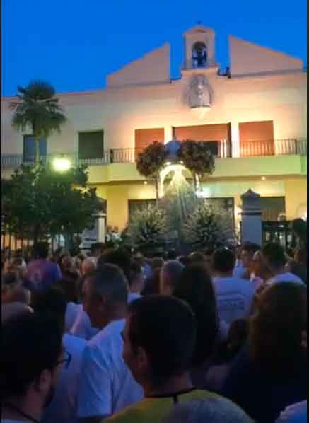 Foto de la subida de la Virgen de la Sierra 7 de octubre 2018