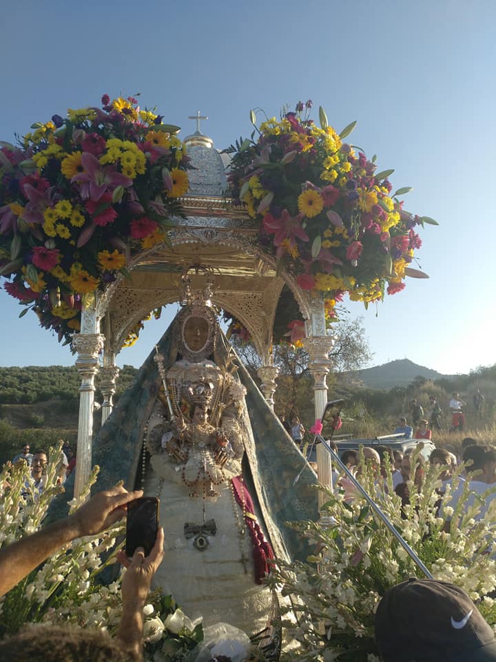 Foto de la subida de la Virgen de la Sierra 7 de octubre 2018
