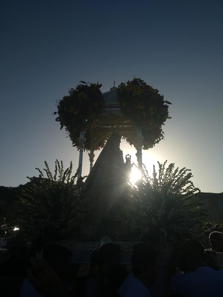 Foto de la subida de la Virgen de la Sierra 7 de octubre 2018