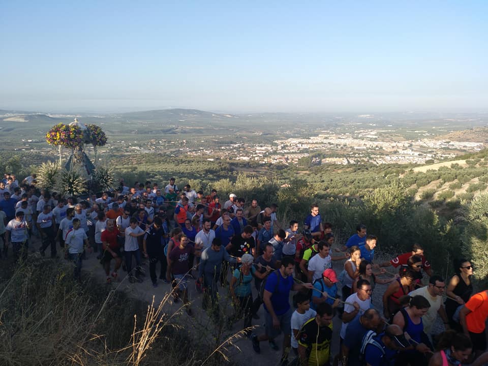 Foto de la subida de la Virgen de la Sierra 7 de octubre 2018