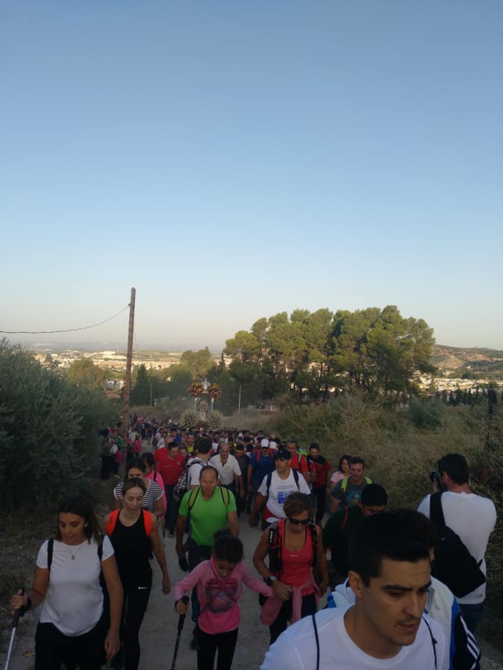 Foto de la subida de la Virgen de la Sierra 7 de octubre 2018