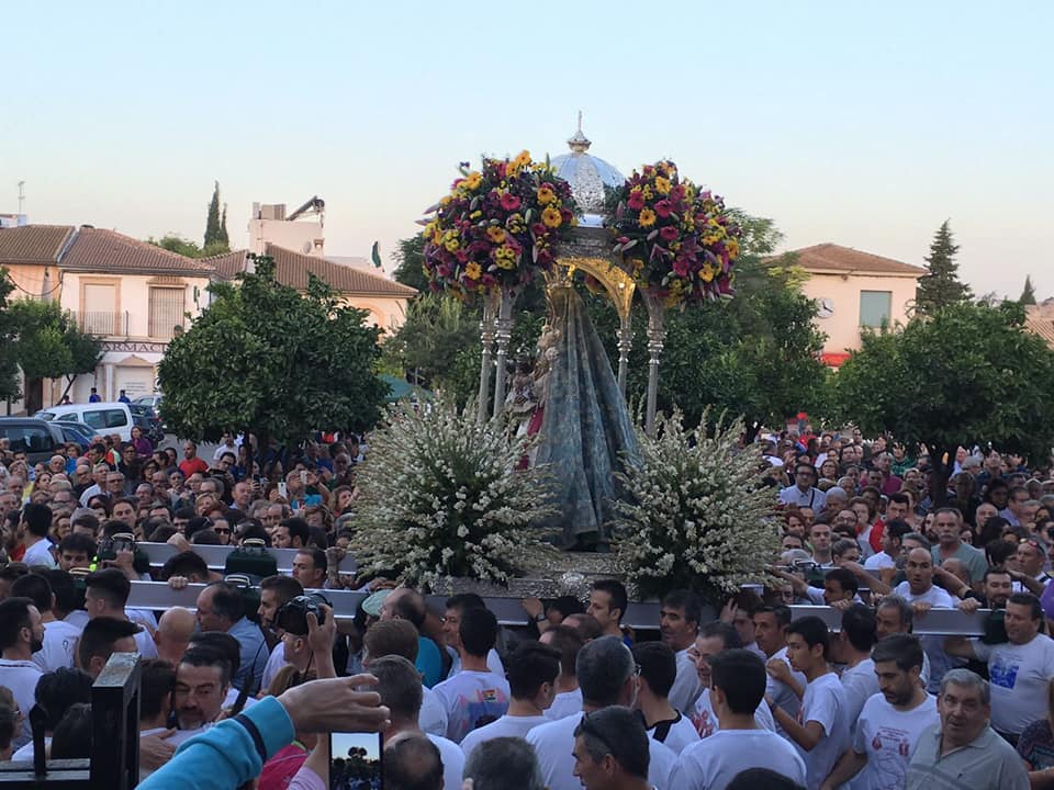 Foto de la subida de la Virgen de la Sierra 7 de octubre 2018