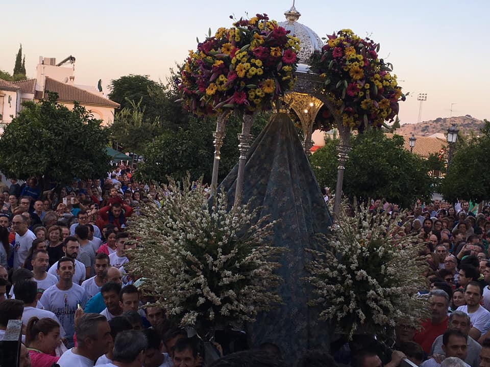 Foto de la subida de la Virgen de la Sierra 7 de octubre 2018