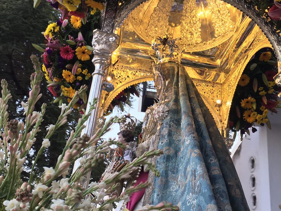 Foto de la subida de la Virgen de la Sierra 7 de octubre 2018