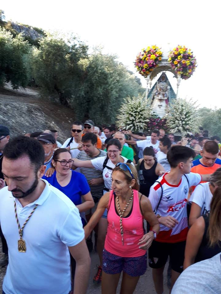 Foto de la subida de la Virgen de la Sierra 7 de octubre 2018