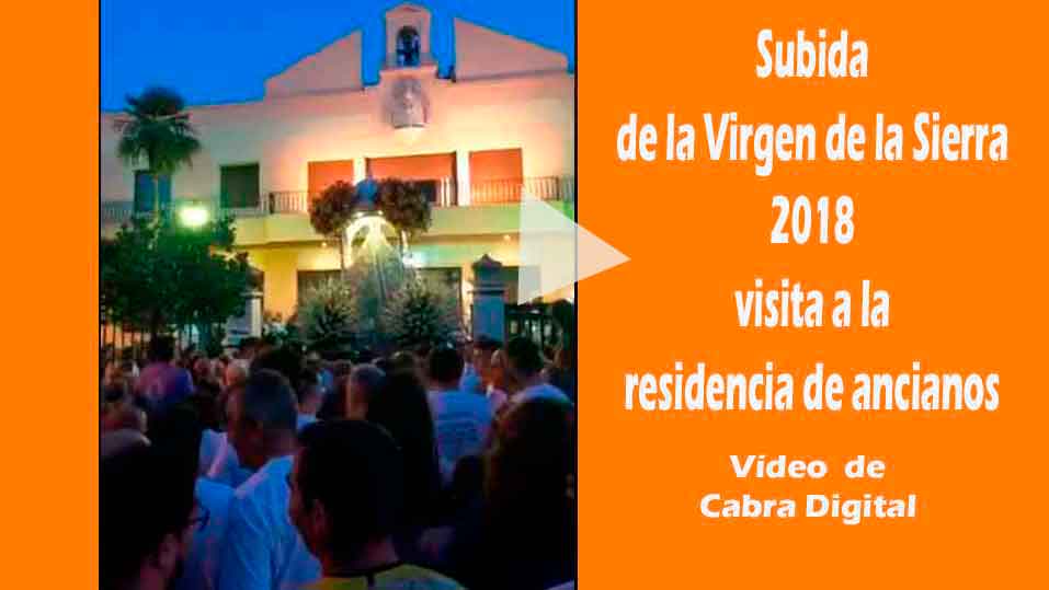 Foto de la subida de la Virgen de la Sierra 7 de octubre 2018