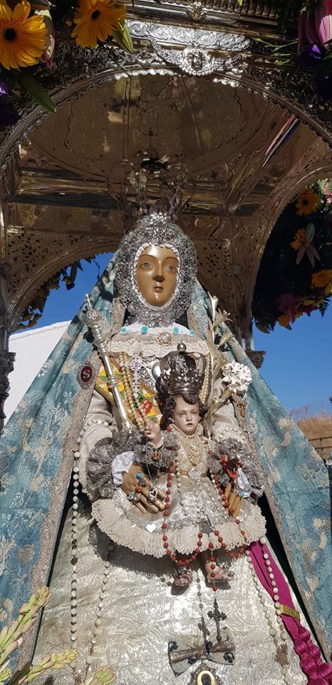 Foto de la subida de la Virgen de la Sierra 7 de octubre 2018