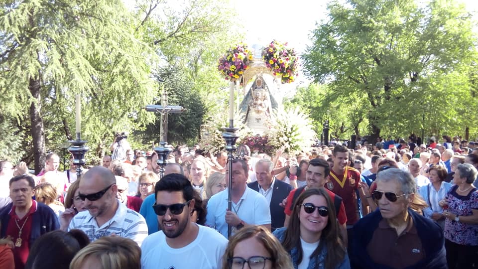 Foto de la subida de la Virgen de la Sierra 7 de octubre 2018