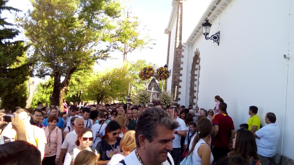 Foto de la subida de la Virgen de la Sierra 7 de octubre 2018