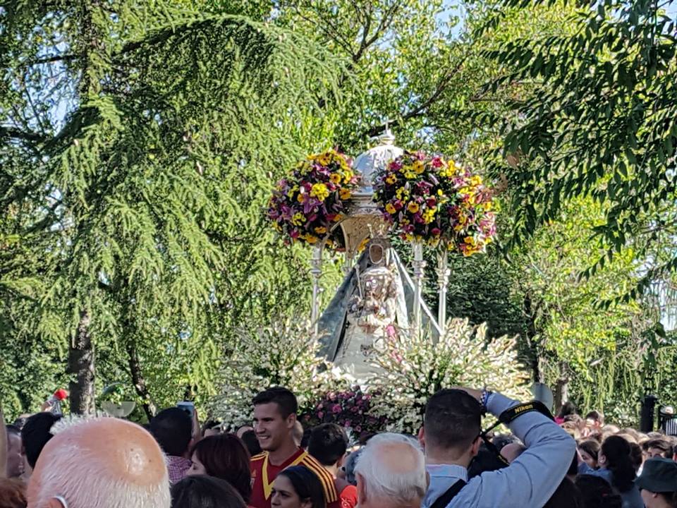 Foto de la subida de la Virgen de la Sierra 7 de octubre 2018
