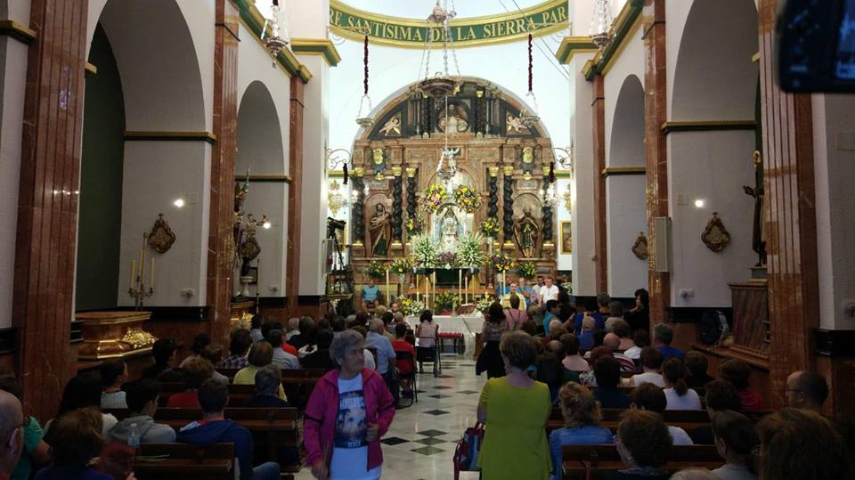 Foto de la subida de la Virgen de la Sierra 7 de octubre 2018