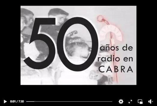 Fotografías sobre la radio egabrense