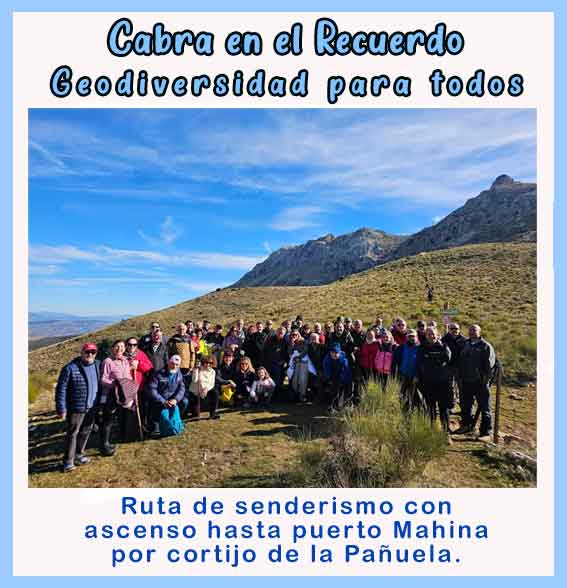 Geodiversidad para todos. Ruta ascenso puerto Mahina 