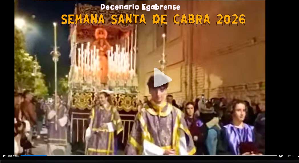Una visión distinta de la Semana Santa de Cabra 