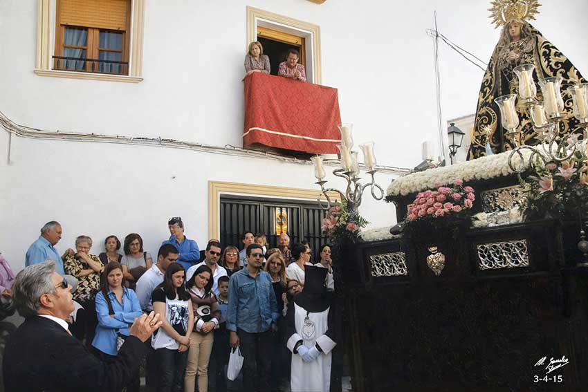 la saeta en la Semana Santa de Cabra