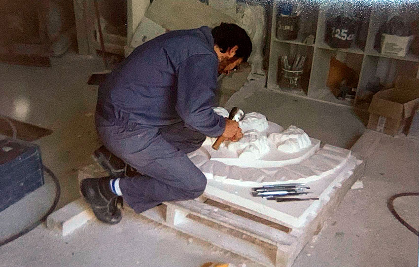 Fotografías relacionandas con la escultura en Cabra